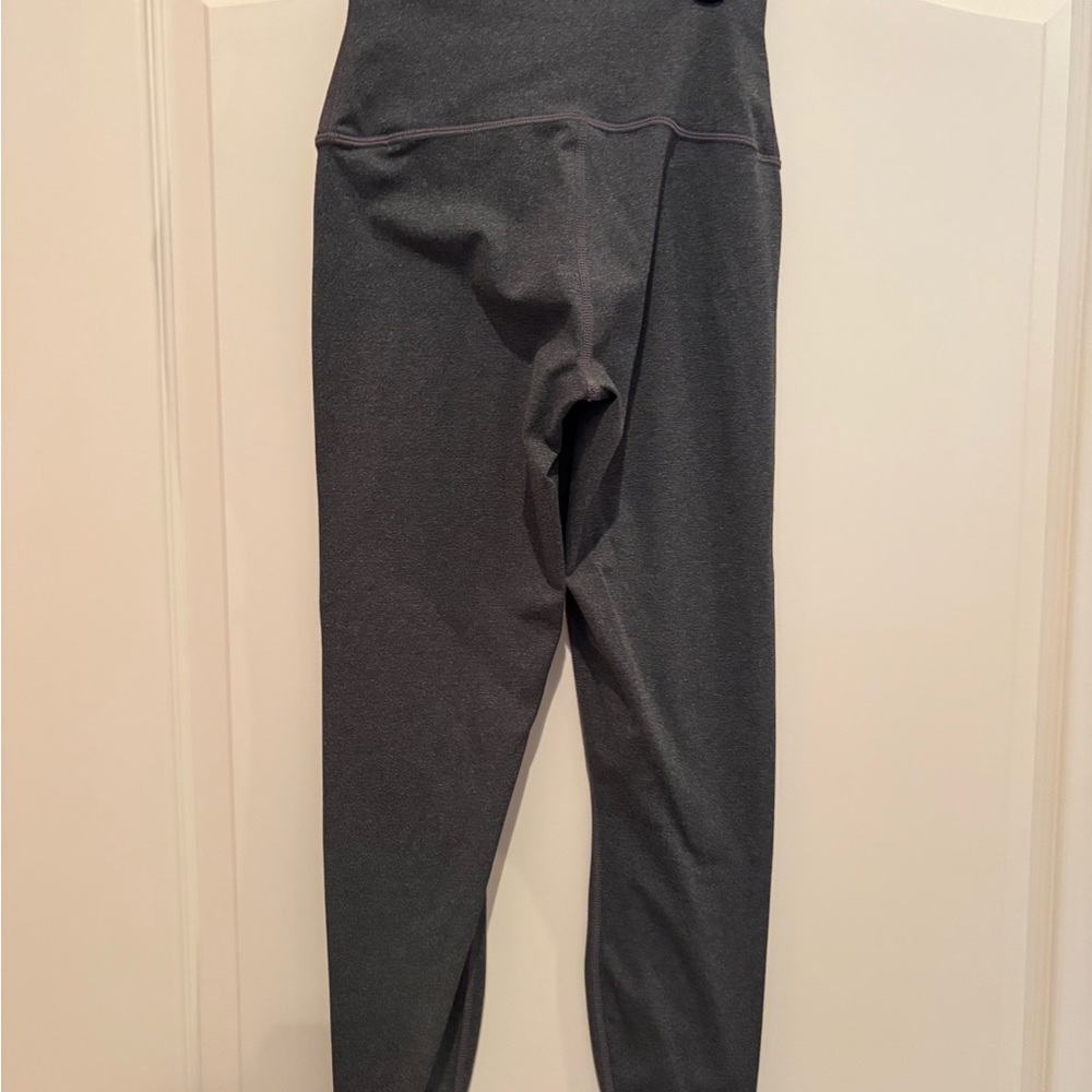 Stylish Gray and Green Women's Leggings - Picture 3 of 7